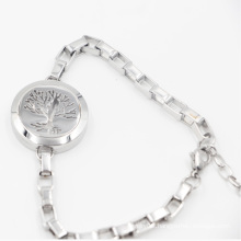 The Tree of Life Magnet Side Open Oild Diffuser Locket for bracelet Fashion Jewelry